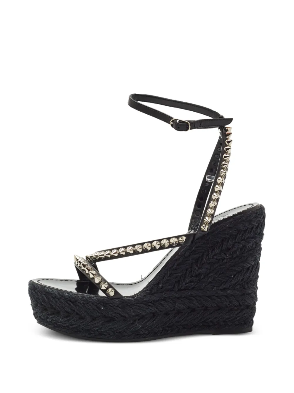 Christian Louboutin Pre-Owned Mafaldina Zeppa Wedge-Sandalen - Schwarz