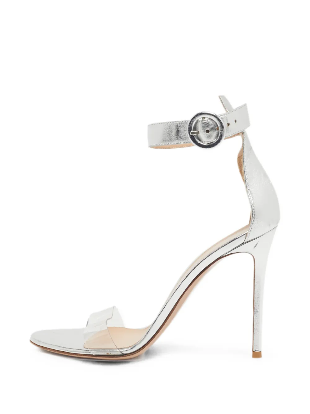 Gianvito Rossi Portofino ankle-strap sandals - Silver