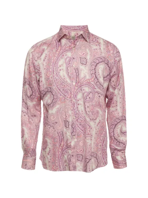 Etro Pre-Owned paisley-print shirt