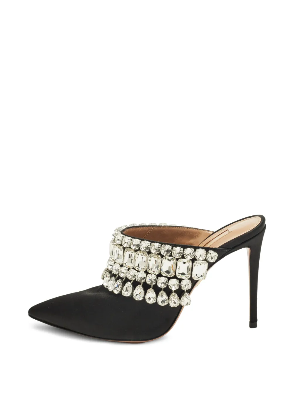 Aquazzura Palace heeled mules - Schwarz