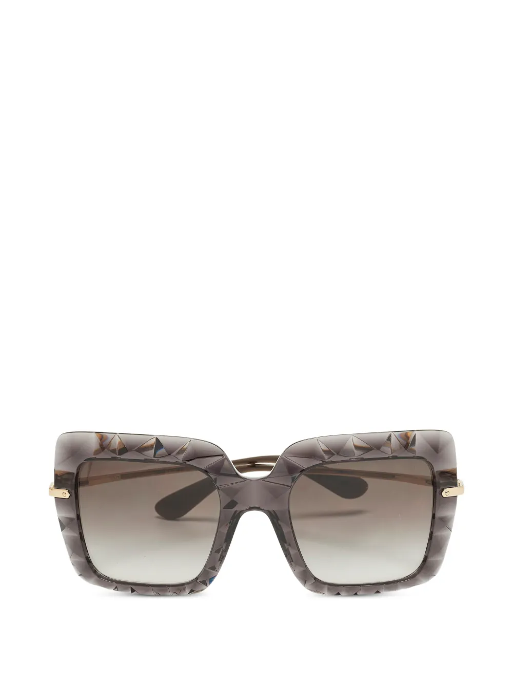 Dolce & Gabbana Pre-Owned Occhiali da sole squadrati - Grigio