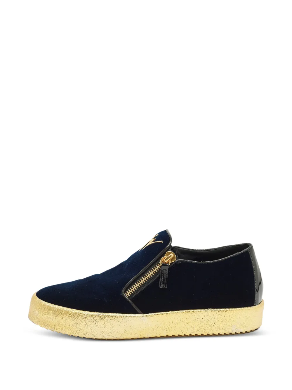 Giuseppe Zanotti Vintage Frankie side-zip sneakers - Blu