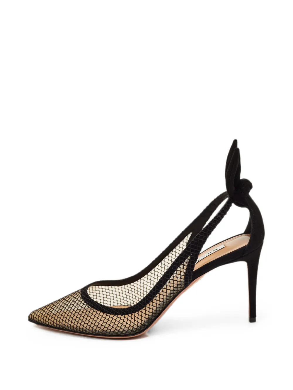 Aquazzura Bow Tie mesh pumps - Nero