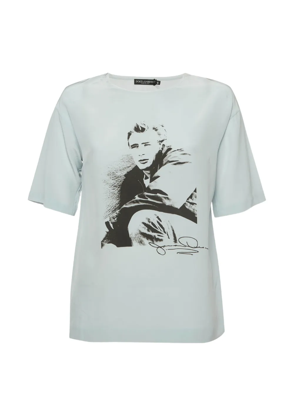 Dolce & Gabbana Pre-Owned James Dean printed T-shirt - Blu