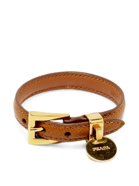 Prada Pre-Owned leather bracelet