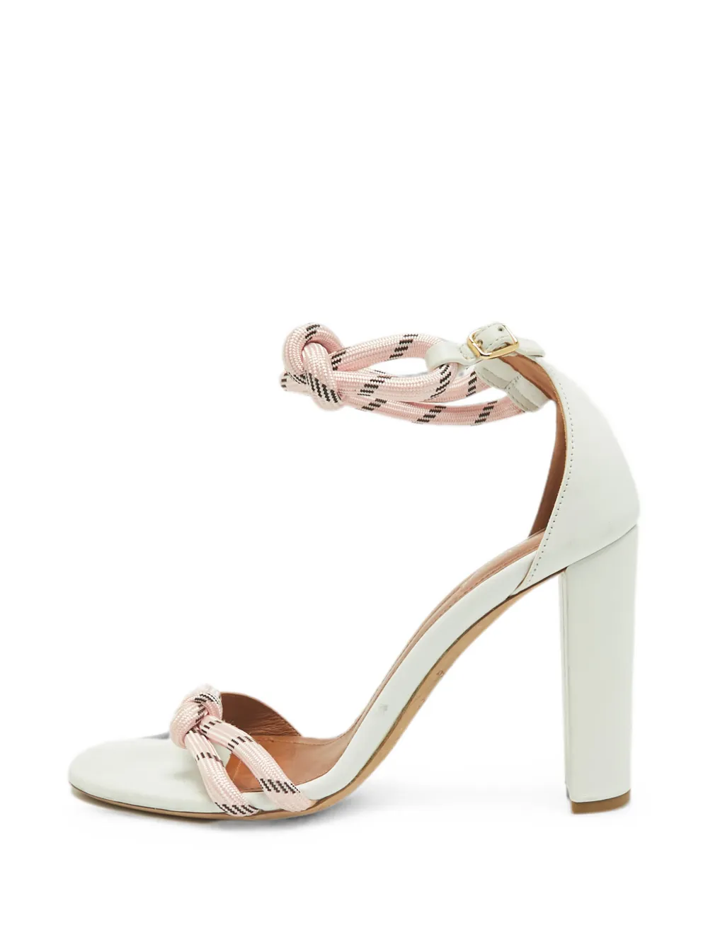 Malone Souliers Fenn rope-tie ankle-strap sandals - Bianco