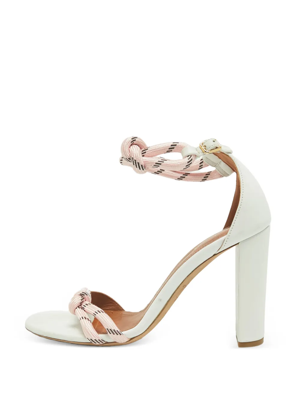 Malone Souliers Fenn rope-tie ankle-strap sandals - Bianco