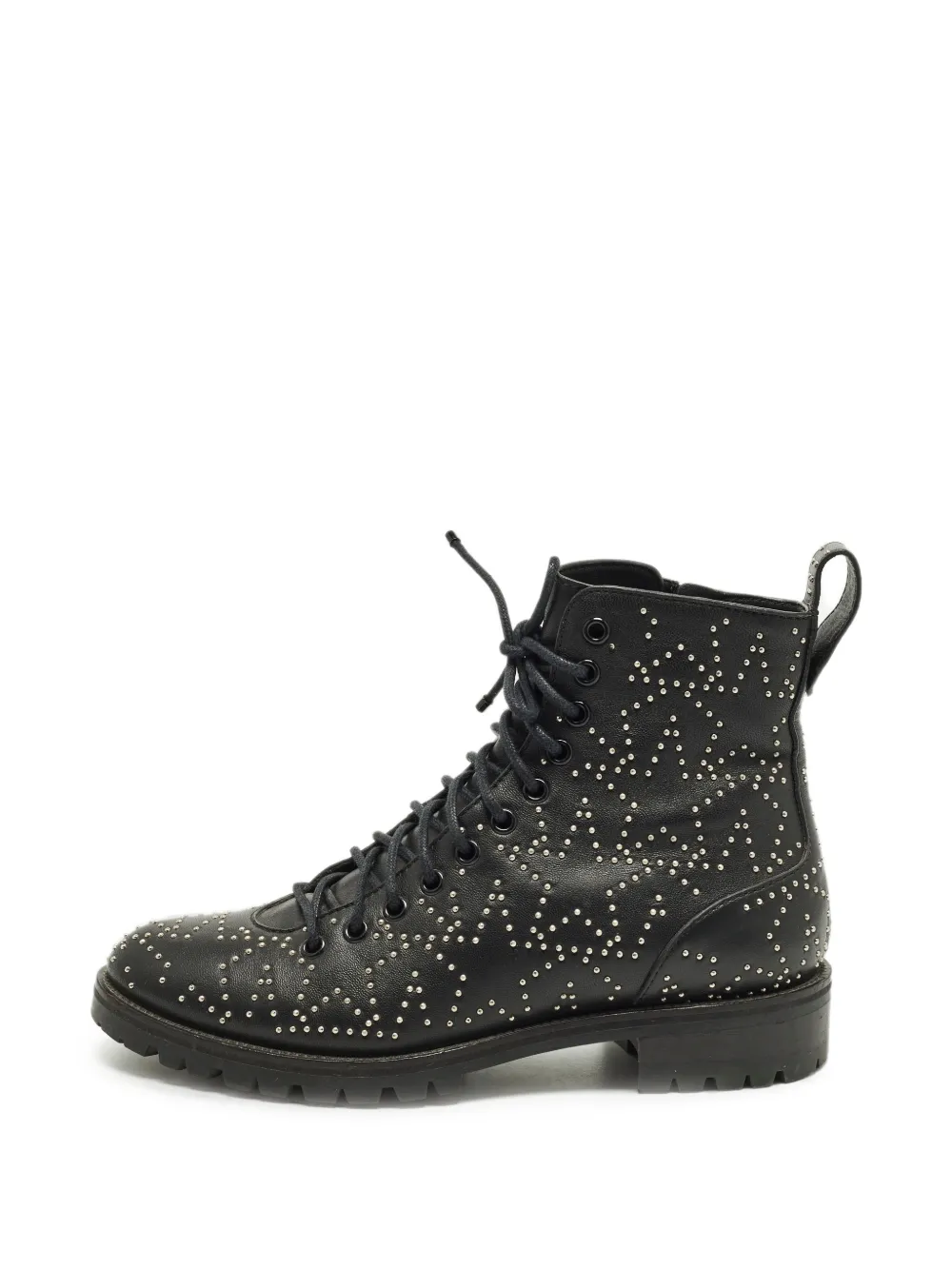 Jimmy Choo Pre-Owned bottines Cruz à détails de clous - Noir Jimmy Choo Pre-Owned bottines Cruz à détails de clous - Noir