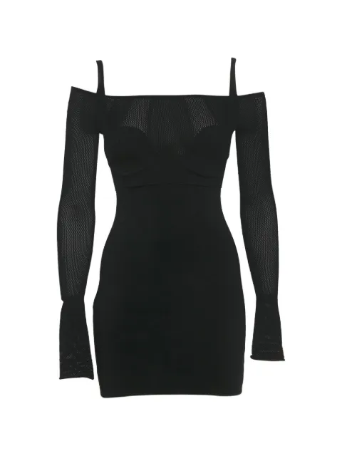 Dion Lee mesh-panel corset-style mini dress
