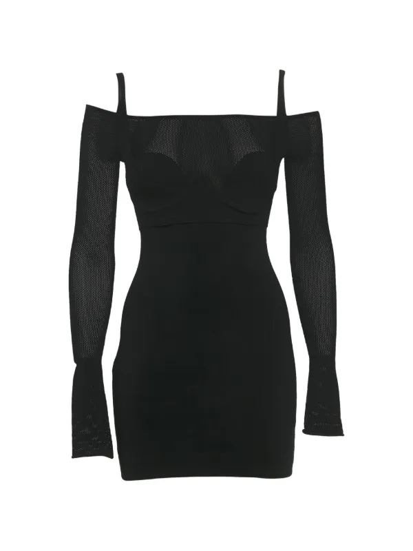 dion lee black mini dress Hosiery With Mesh Inserts SEASON::Spring 2026 Viscose / Polyester Material Brand Name:DISSH NEW Banana Republic Navy