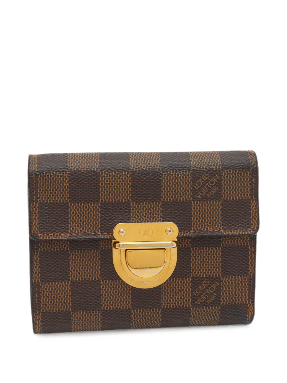 Louis Vuitton Pre-Owned Koala Damier Ebène canvas wallet - Marrone