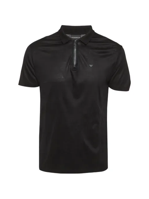 Emporio Armani Pre-Owned zip-up T-shirt