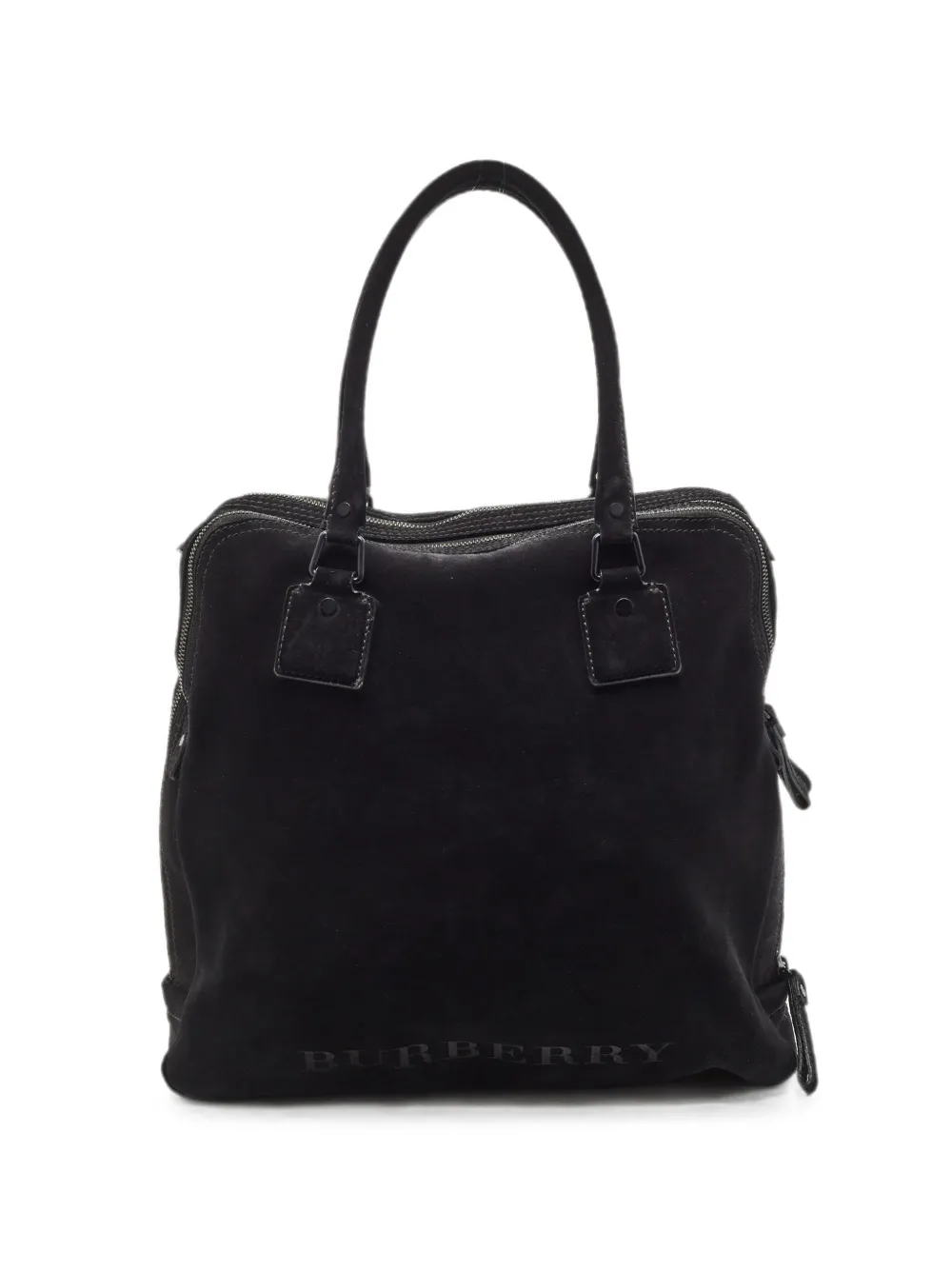 Burberry Pre-Owned Borsone con logo - Nero
