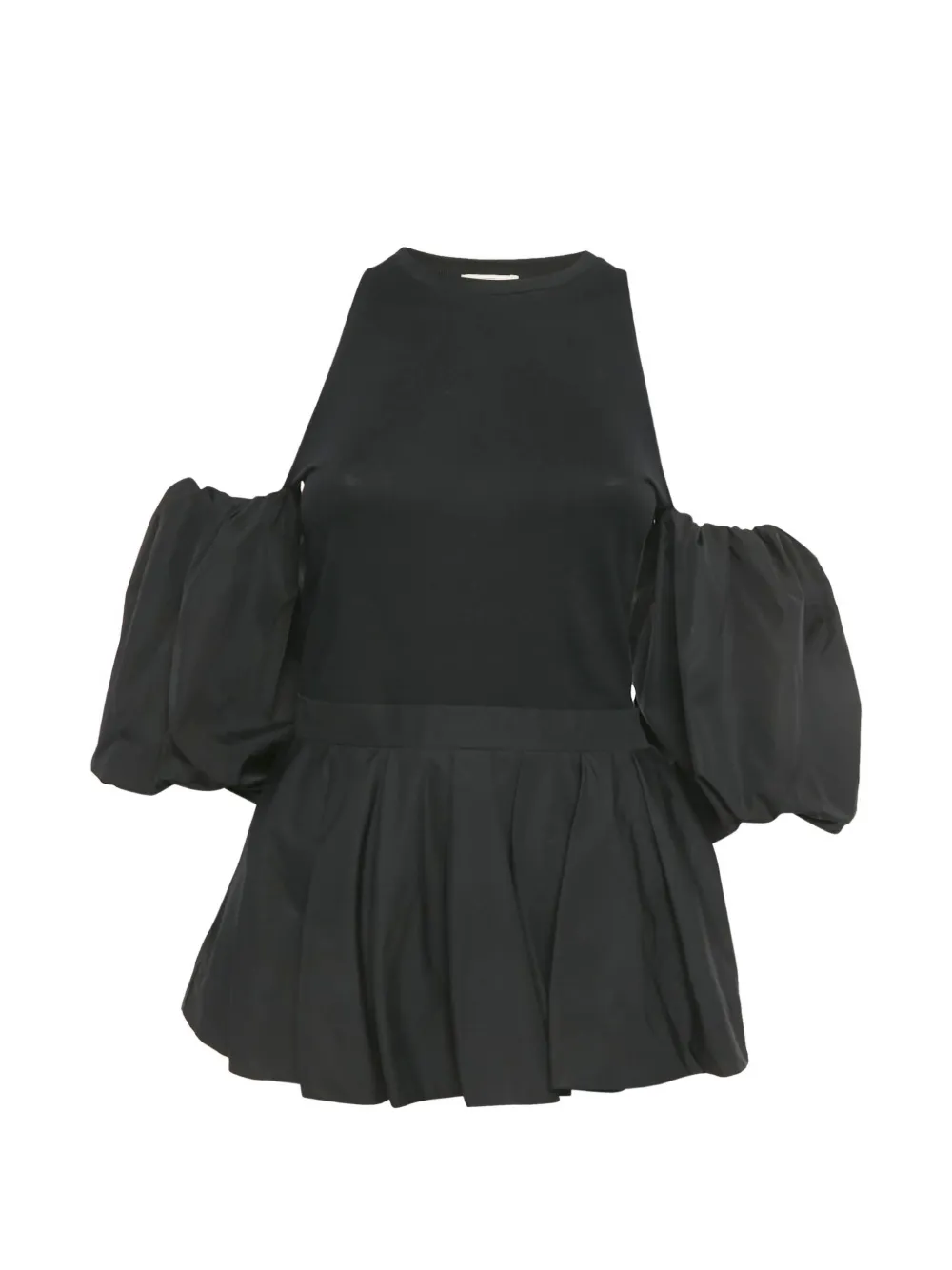 Alexander McQueen Pre-Owned balloon-sleeve blouse - Black