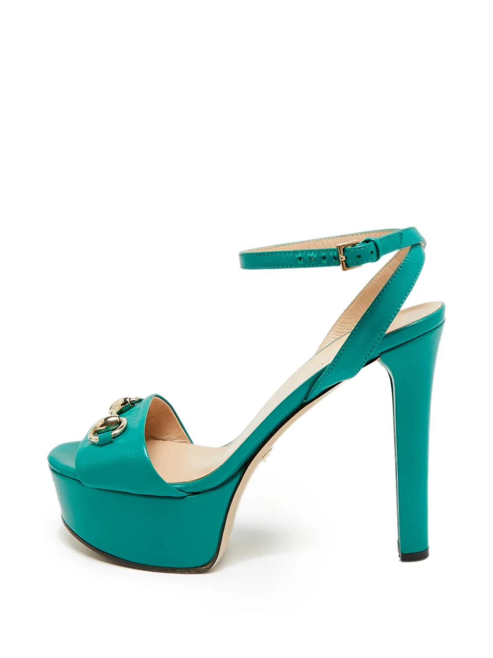Gucci Pre-Owned Horsebit ankle-strap sandals - Grün
