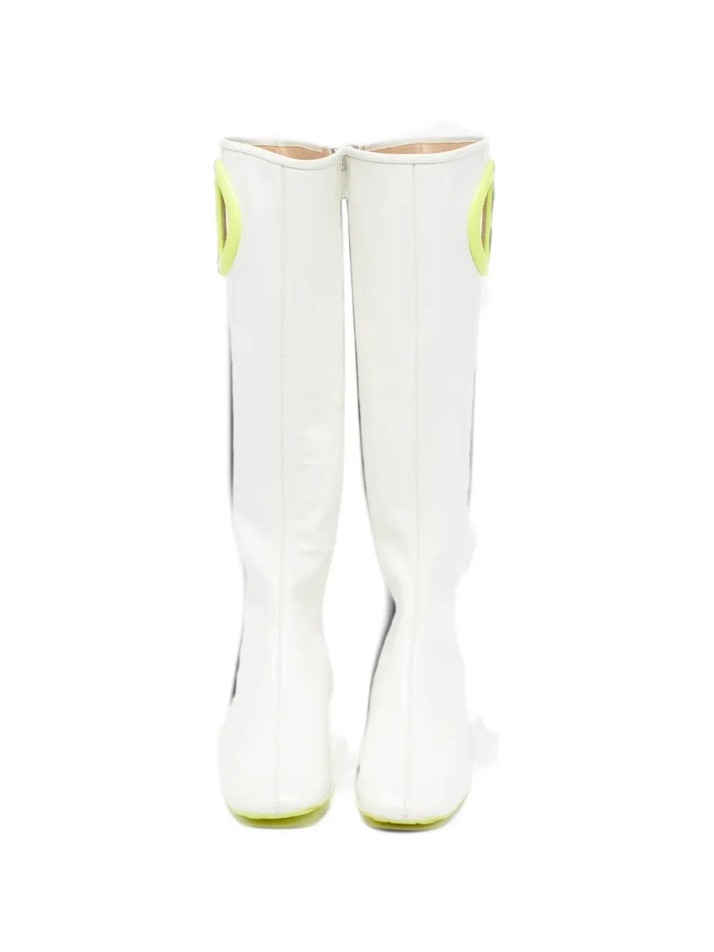 Christian Dior Pre-Owned cut-out knee-length boots - Weiß