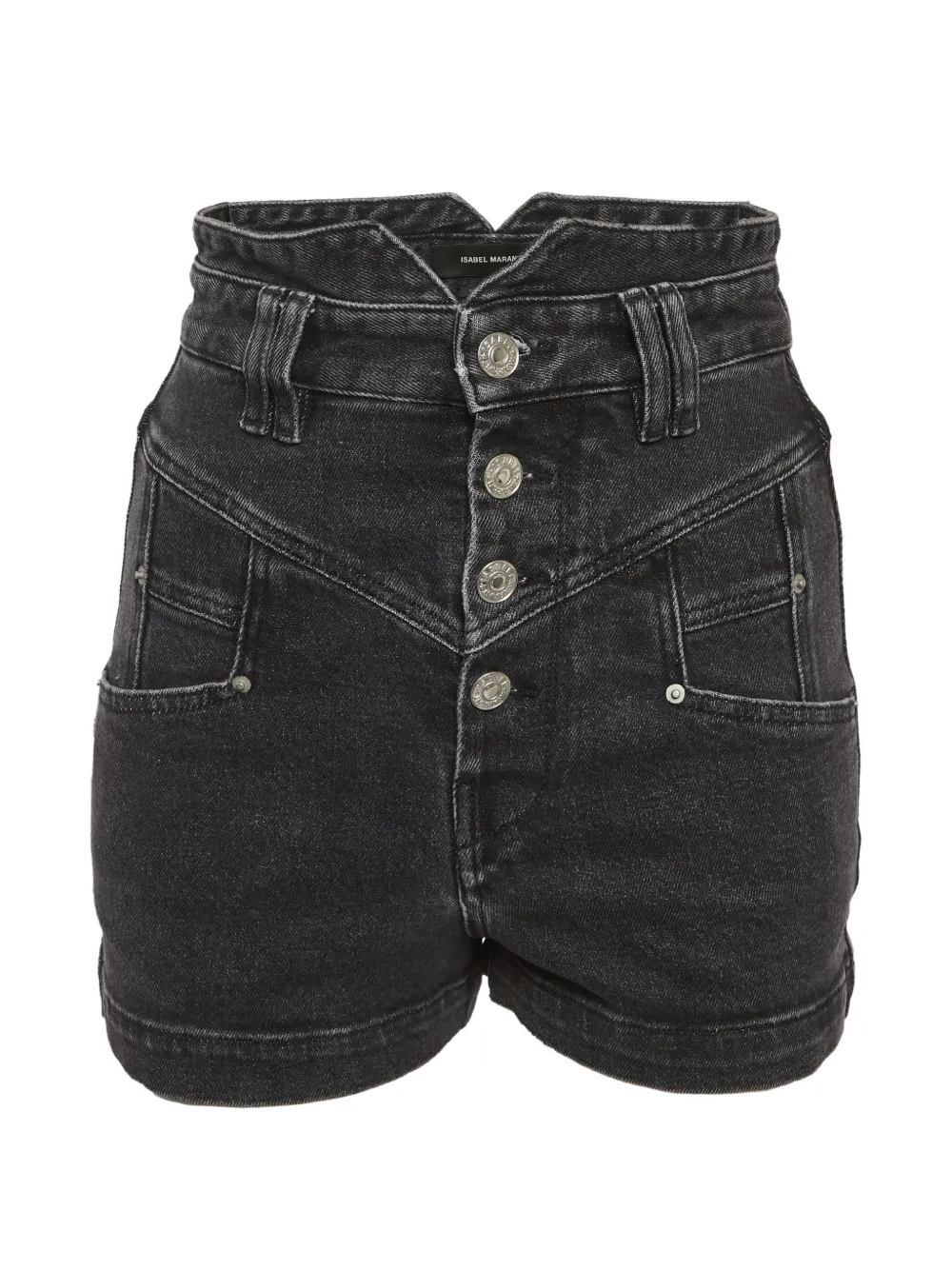 ISABEL MARANT Jovany high-waisted shorts - Nero