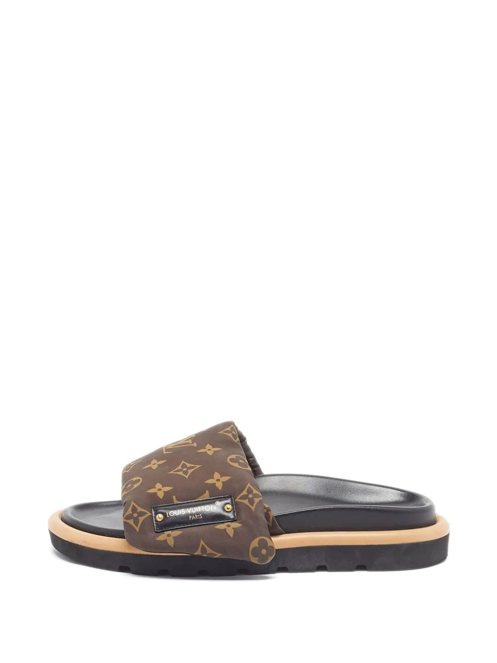 Louis Vuitton Pre-Owned Pool Pillow Monogram slide sandals - Marrone