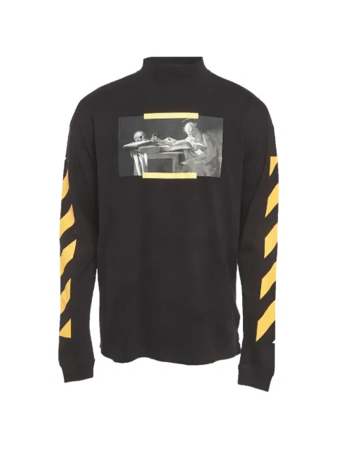 Off-White Pre-Owned Caravaggio mock-neck T-shirt