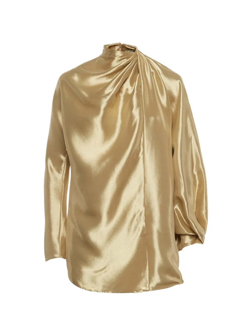 Fendi Pre-Owned draped zipped top - Oro