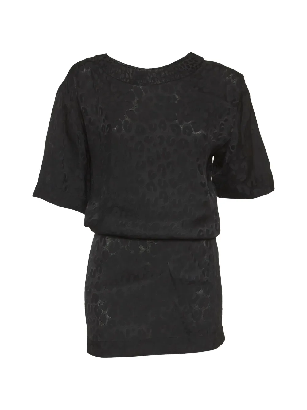 Louis Vuitton Pre-Owned Abito corto con motivo jacquard - Nero