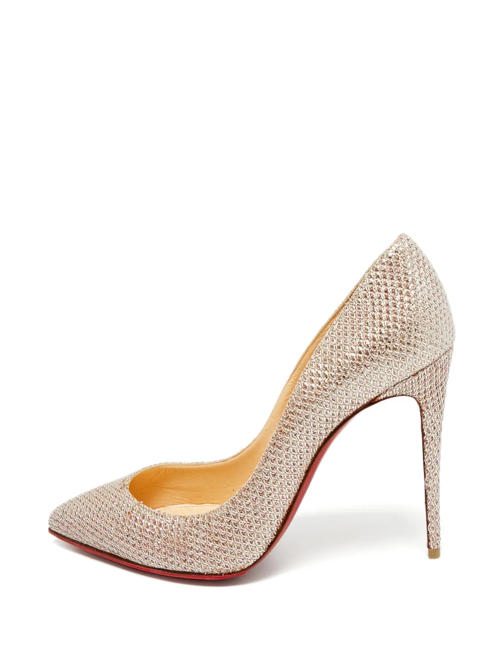 Christian Louboutin Pre-Owned Decollete heeled pumps - Gold
