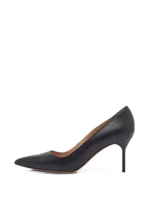 Manolo Blahnik BB ポインテッドトゥ パンプス | ブラック | FARFETCH JP