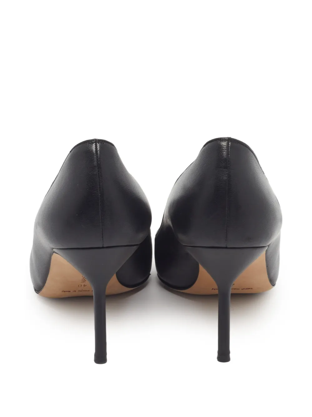 Manolo Blahnik BB ポインテッドトゥ パンプス | ブラック | FARFETCH JP