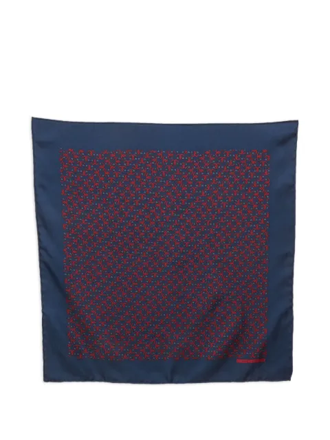 Hermès Pre-Owned horseshoe-print pocket square