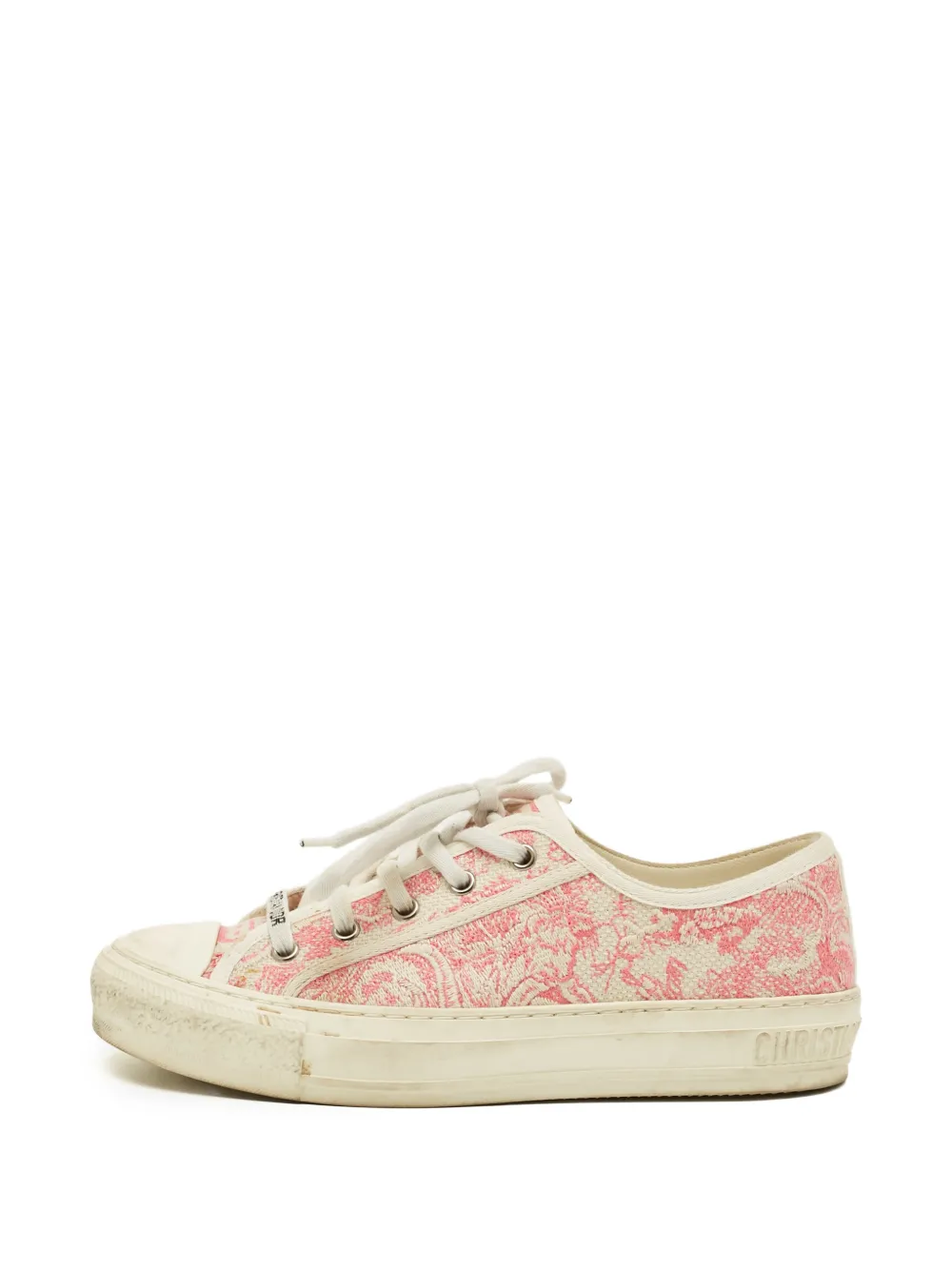 Christian Dior Pre-Owned Walk'n'Dior jacquard sneakers - Pink