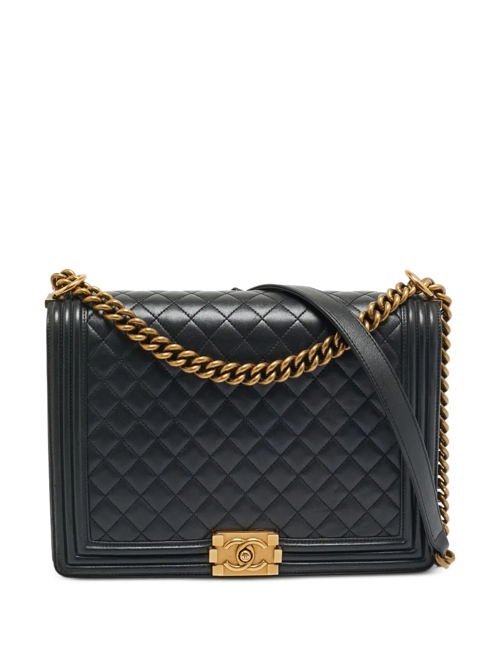 CHANEL Pre-Owned large Boy quilted crossbdoy bag - Nero