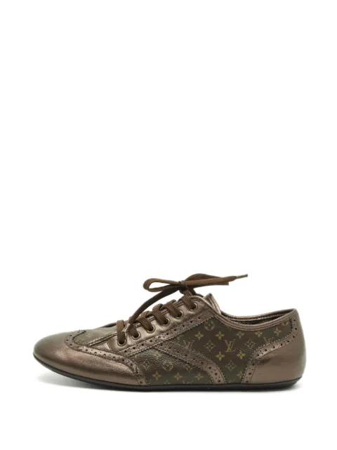 Louis Vuitton Pre-Owned Monogram panelled sneakers