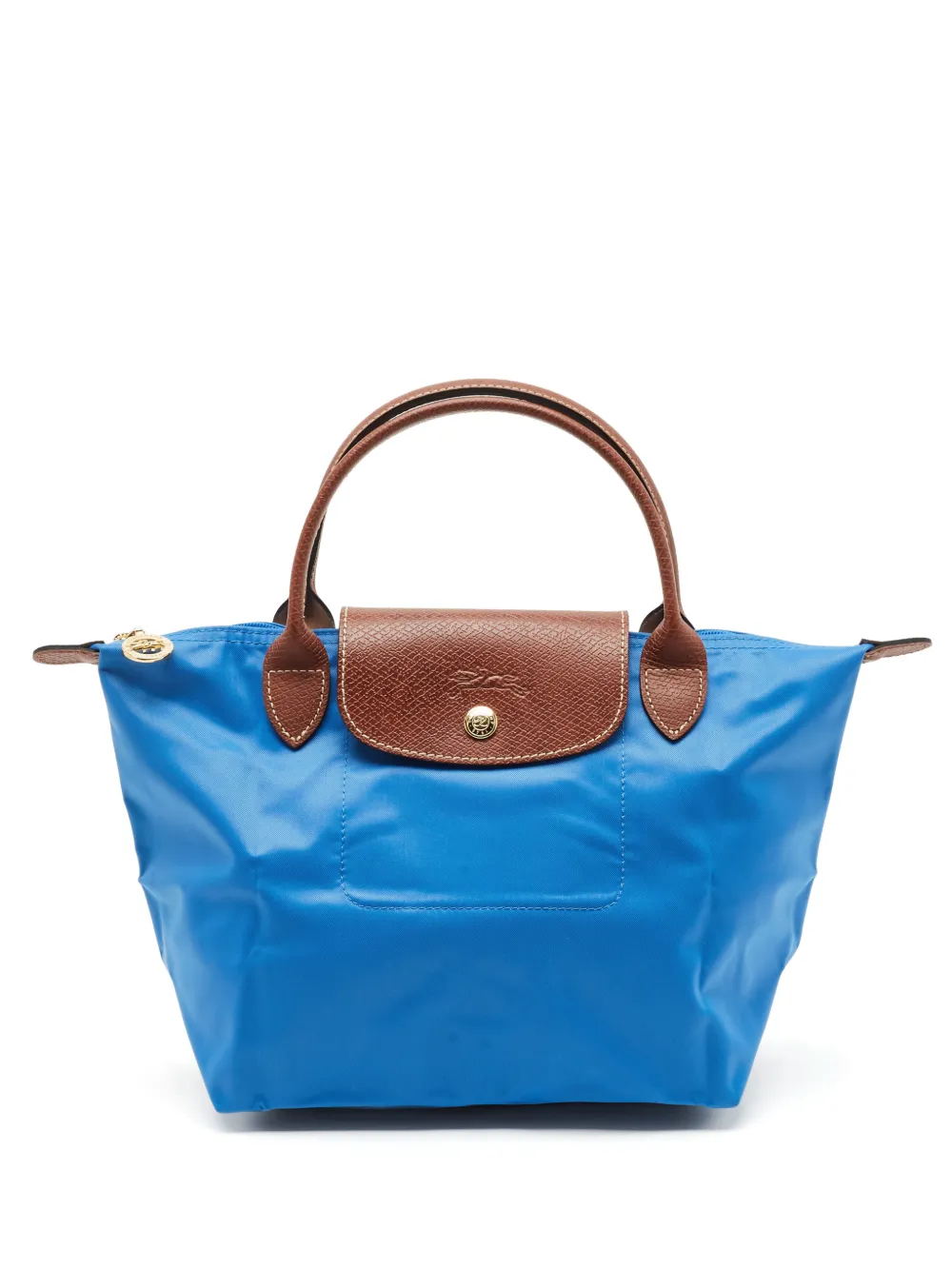 Longchamp small Le Pliage snap-button tote bag - Blue