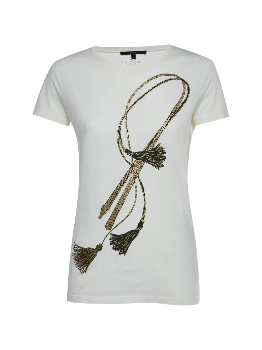 Gucci Pre-Owned printed crewneck T-shirt - Toni neutri