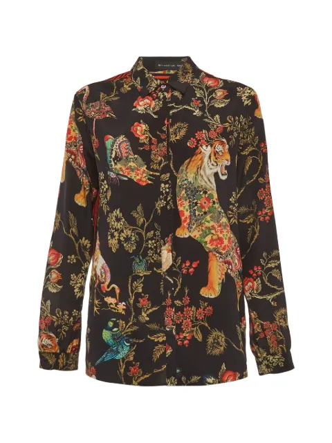 Etro Pre-Owned floral-print silk shirt
