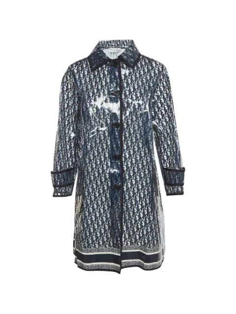 Christian Dior Pre-Owned Oblique-motif rain coat