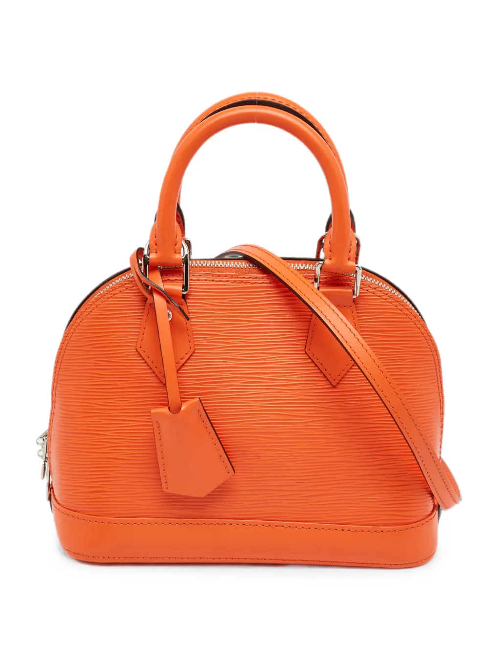 Louis Vuitton Pre-Owned 2017 BB Alma Epi Tote Bag - Orange