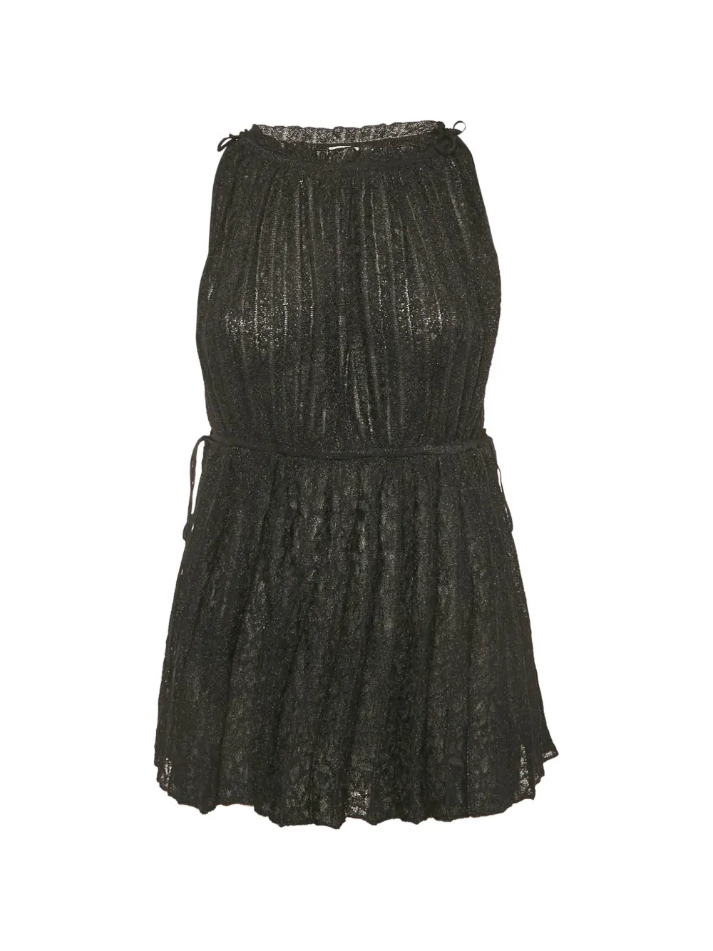 Missoni Pre-Owned Top smanicato in maglia - Nero