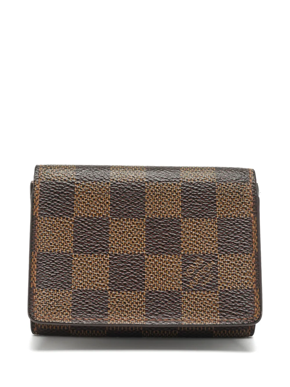 Louis Vuitton Pre-Owned 2004 Business Damier Ebène card holder - Marrone