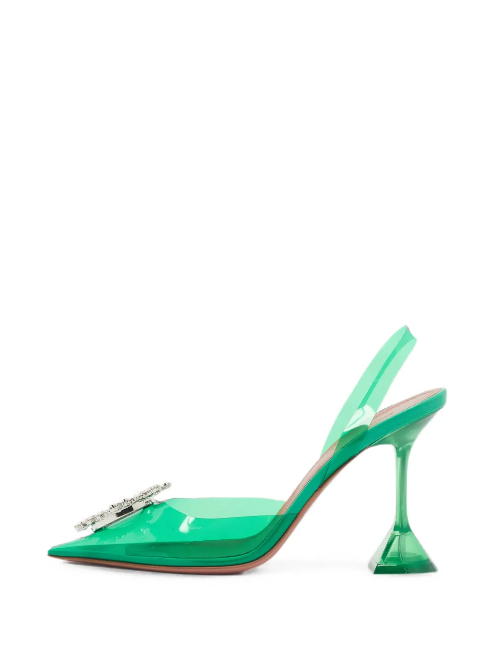 Amina Muaddi Begum heeled pumps - Grün