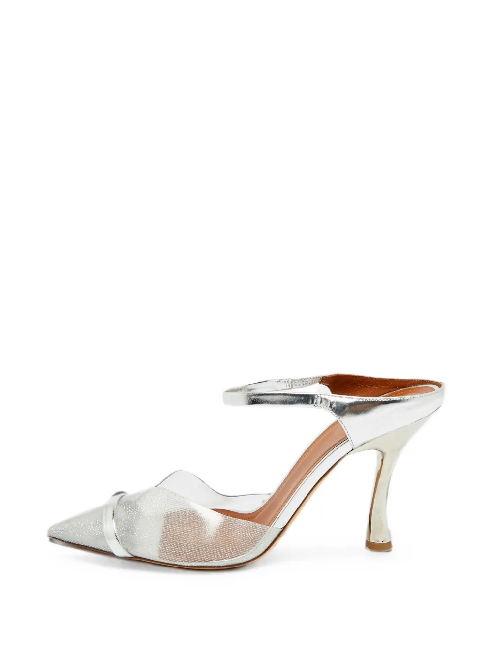Malone Souliers Iona pointed-toe mules - Silver