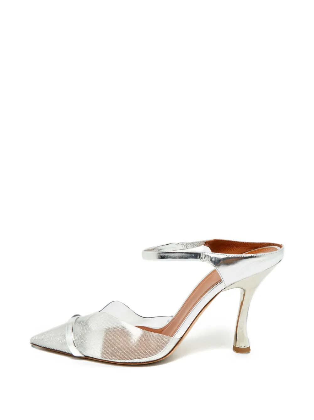 Malone Souliers Mules Iona a punta - Argento