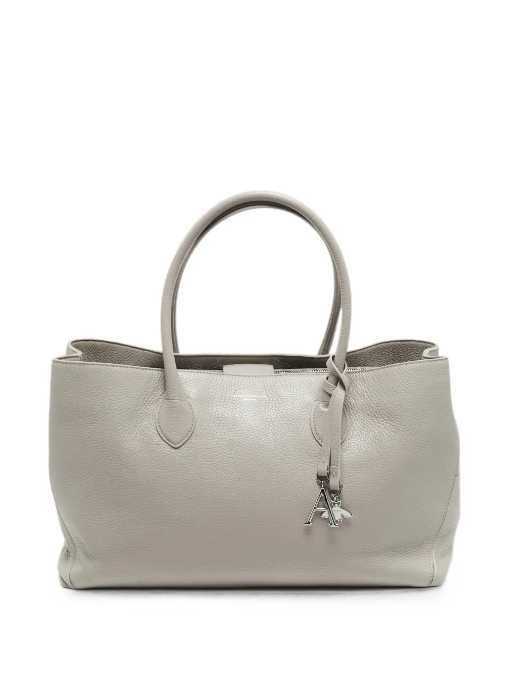 Aspinal Of London The London pebbled tote bag - Grigio
