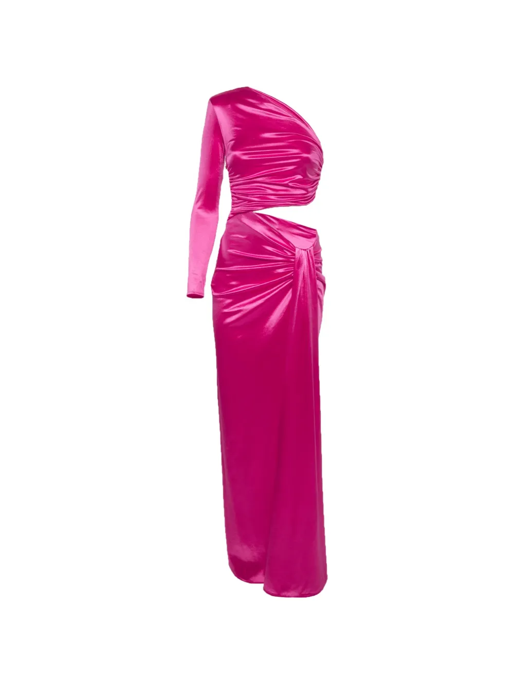 Elisabetta Franchi Abito lungo con cut-out - Rosa