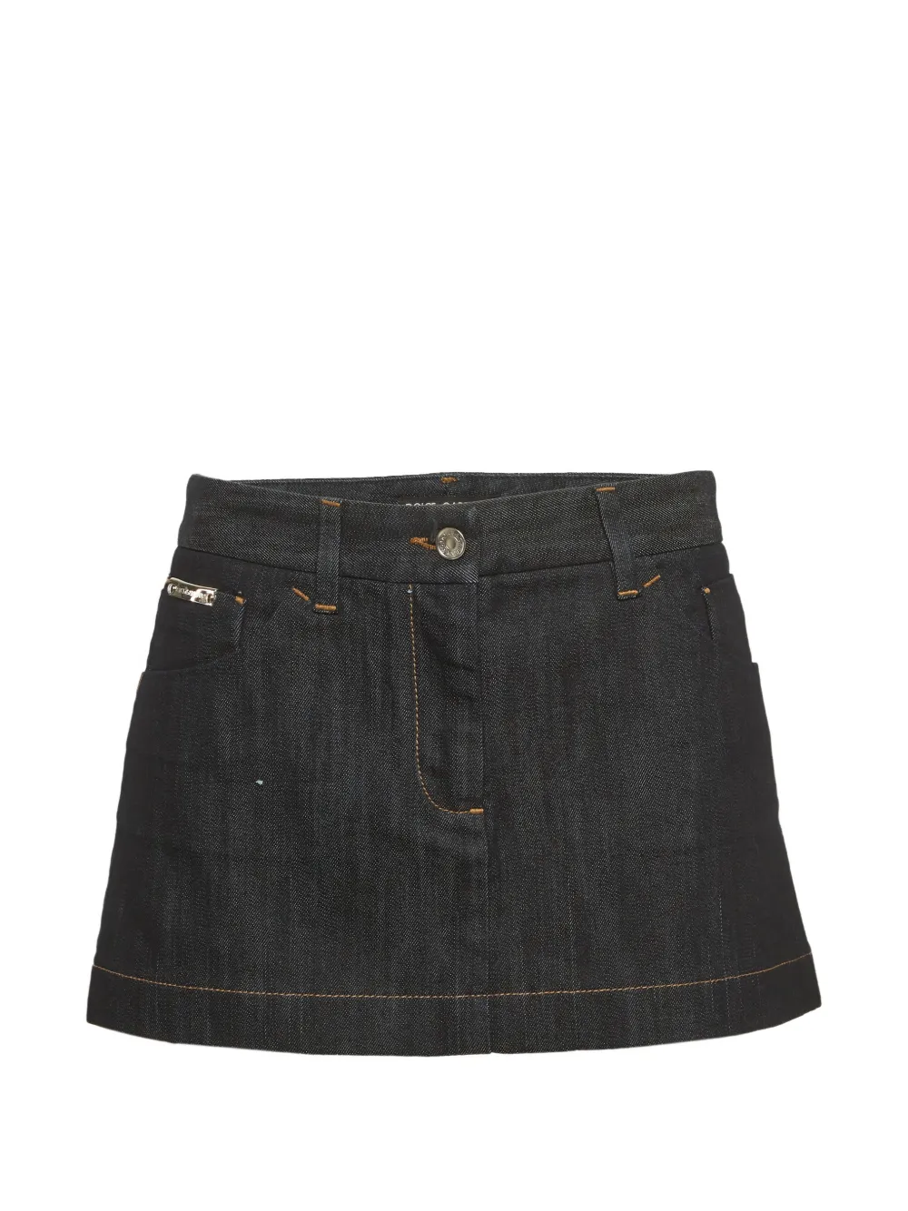 Dolce & Gabbana Pre-Owned button-up mini skirt - Blu