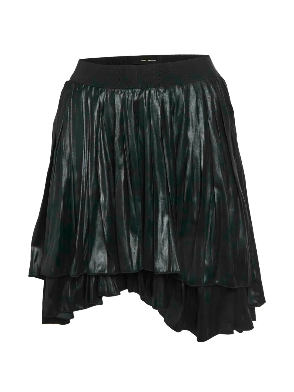 Isabel Marant Vintage tiered asymmetric skirt - Nero