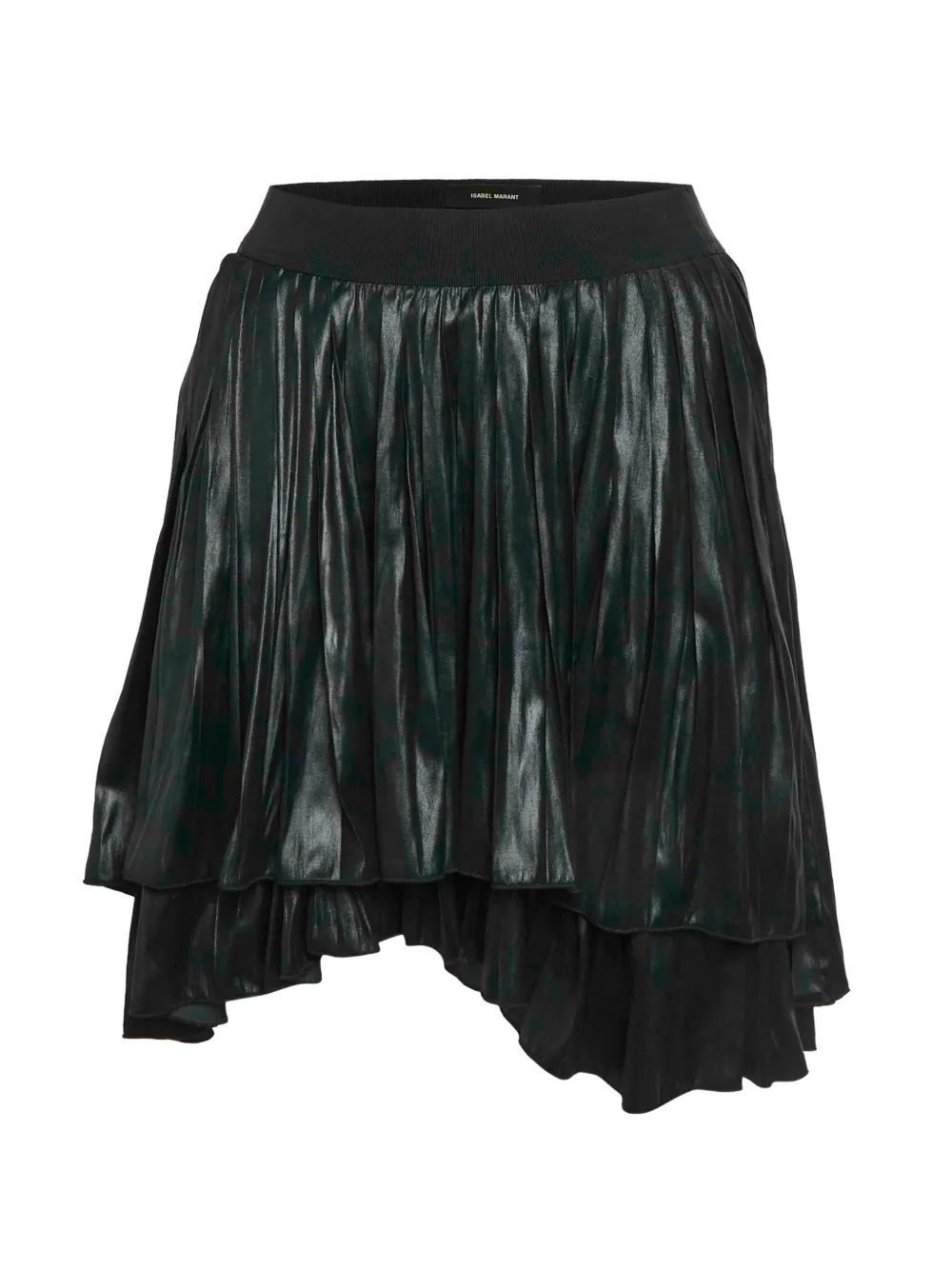 Isabel Marant Vintage tiered asymmetric skirt - Schwarz