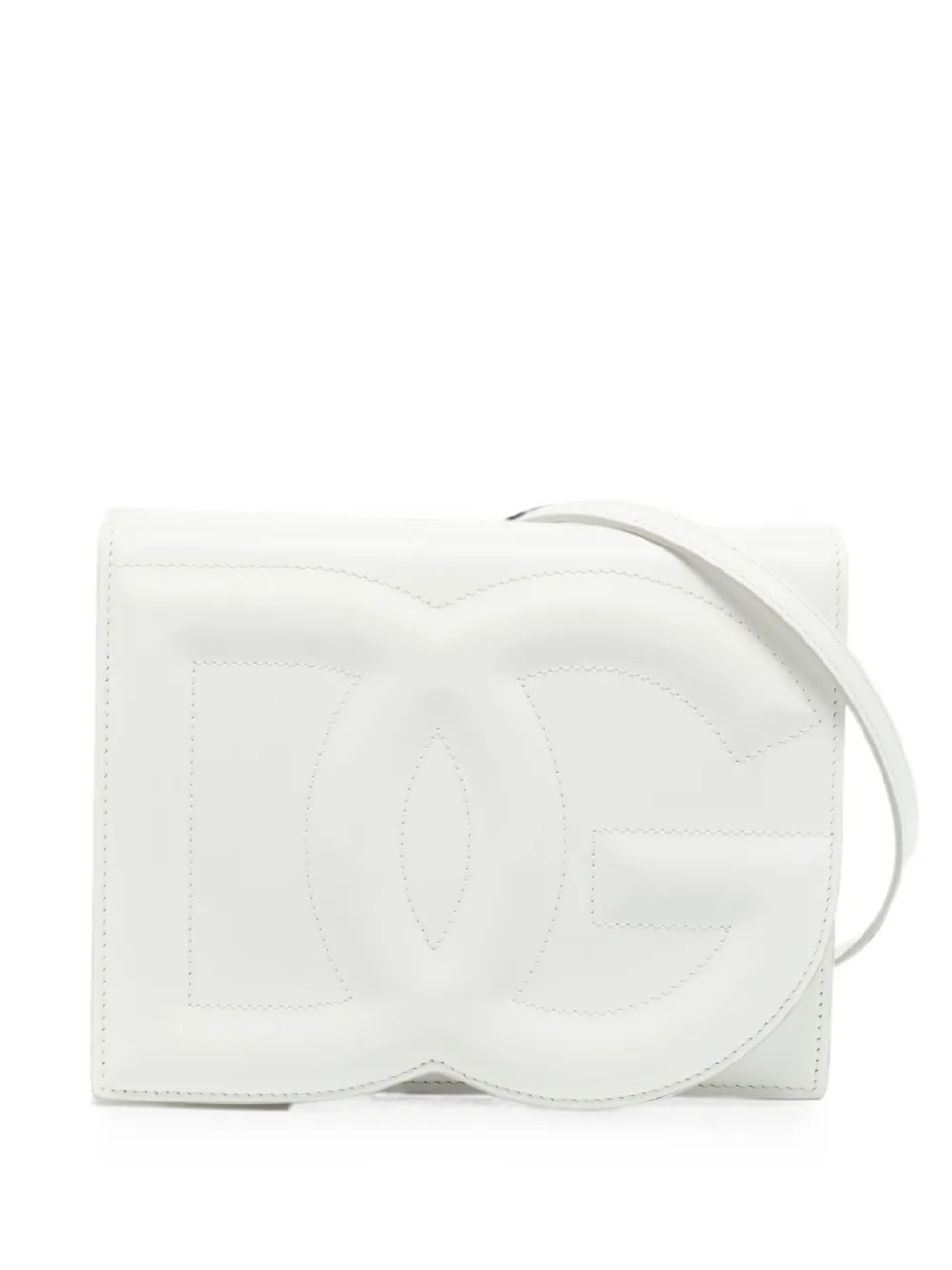 Dolce & Gabbana Pre-Owned logo-detail shoulder bag - Bianco