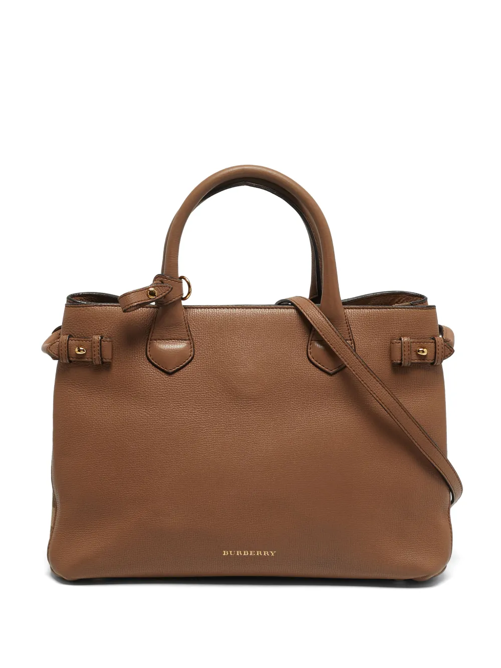 Burberry Pre-Owned Banner House Check medium tote bag - Marrone