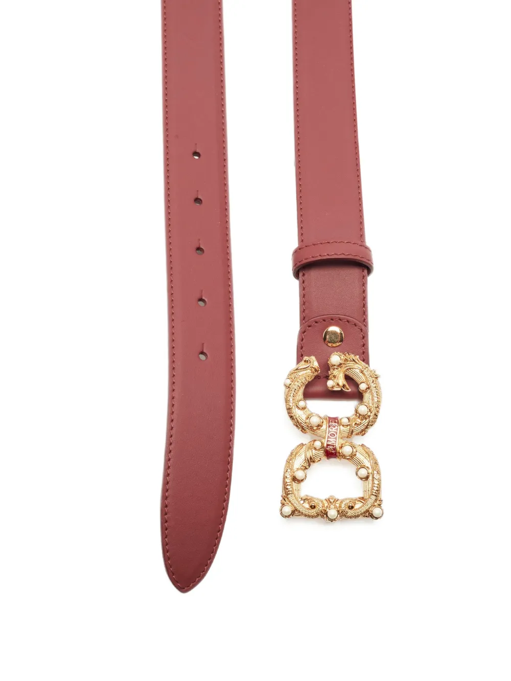 c*o様 Dolce & Gabbana DG AMORE ベルト Dolce & Gabbana Pre-Owned DG Amore Buckle Belt | Red | FARFETCH UZ